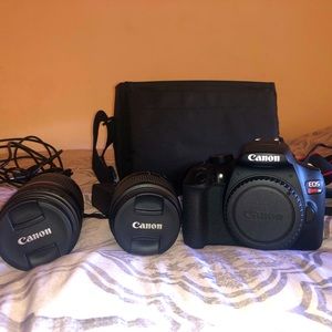 Canon EOS Rebel T6 18.0MP Digital SLR Camera with 18-55 mm and 75-300 mm Lenses